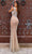 Chic and Holland HF110370 - Beaded Lattice Sweetheart Evening Dress Evening Dresses