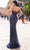 Chic and Holland HF110407 - Plunging Sweetheart Illusion Evening Dress Prom Dresses