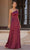 Christina Wu Celebration 22154 - Asymmetric Evening Dress Evening Dresses 0 / Mahogany