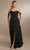 Christina Wu Celebration 22162 - Bow Tie Off Shoulder Evening Gown Special Occasion Dress 0 / Black