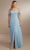 Christina Wu Celebration 22162 - Off Shoulder Chiffon Gown Special Occasion Dress 0 / Chambray