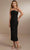 Christina Wu Celebration 22167 - Allover Sequin Prom Dress With Slit Evening Dresses 0 / Black Shiny