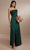 Christina Wu Celebration 22173 - Strapless Pleated Detail Dress Special Occasion Dress 0 / Emerald Green