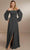 Christina Wu Celebration 22175 - Chiffon A-line Dress Winter Formals and Balls 0 / Smoke