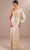 Christina Wu Celebration 22197 - Sequined One-Sleeve Evening Gown Evening Dresses