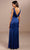 Christina Wu Celebration 22202 - Cowl Back Sleeveless Evening Dress Evening Dresses 0 / Navy