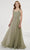 Christina Wu Celebration 32149 - Bow Detail A-Line Dress Bow Detail A-Line Dress 2 / Sage