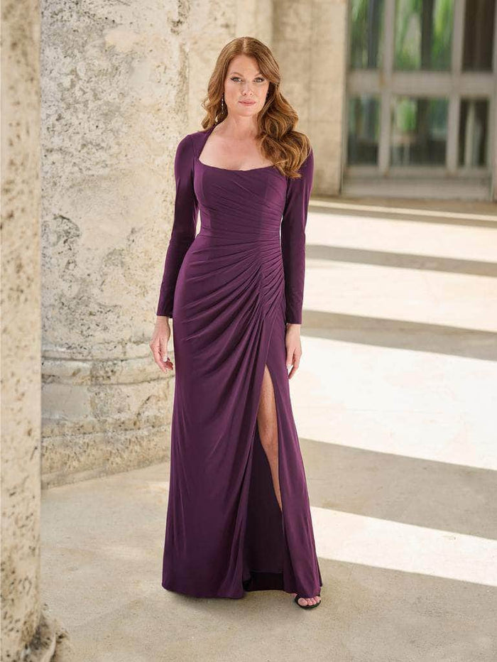 Christina Wu Eleganve 17168 - Scoop Neck Draped Evening Gown Special Occasion Dress