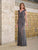 Christina Wu Eleganve 17175 - Fold Over V-Neck Beaded Evening Gown Special Occasion Dress