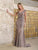 Christina Wu Eleganve 17175 - Fold Over V-Neck Beaded Evening Gown Special Occasion Dress