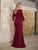 Christina Wu Eleganve 17176 - Asymmetric Peplum V-Neck Evening Gown Special Occasion Dress