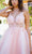 Cinderella Couture 5112J - Embroidered Illusion Bodice Cocktail Dress Special Occasion Dress