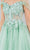 Cinderella Couture 5134J - Cold Shoulder Floral Lace Cocktail Dress Special Occasion Dress