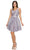 Cinderella Couture 8013J - Sleeveless A-Line Cocktail Dress Homecoming Dresses XS / Lilac