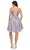 Cinderella Couture 8014J - Fringe Cold Shoulder V-Neck Cocktail Dress Homecoming Dresses 2XL / Lilac