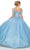 Cinderella Couture 8028J - Sweetheart Cold Shoulder Ballgown Special Occasion Dress