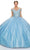 Cinderella Couture 8028J - Sweetheart Cold Shoulder Ballgown Special Occasion Dress