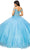 Cinderella Couture 8028J - Sweetheart Cold Shoulder Ballgown Special Occasion Dress