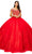 Cinderella Couture 8028J - Sweetheart Cold Shoulder Ballgown Special Occasion Dress XS / Red