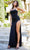 Cinderella Couture 8035J - Cowl Neck Corset Prom Gown Special Occasion Dress