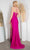 Cinderella Couture 8035J - Cowl Neck Corset Prom Gown Special Occasion Dress