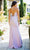 Cinderella Couture 8035J - Cowl Neck Corset Prom Gown Special Occasion Dress