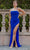 Cinderella Couture 8035J - Cowl Neck Corset Prom Gown Special Occasion Dress XS / Royal