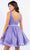 Cinderella Couture 8047J - Glittered Pleated A-Line Cocktail Dress Special Occasion Dress