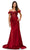 Cinderella Couture 8050J - Floral Appliqued Sweetheart Prom Gown Special Occasion Dress