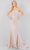 Cinderella Couture 8083J - Pleated Bodice Sweetheart Prom Gown Special Occasion Dress XS / Champagne