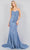 Cinderella Couture 8083J - Pleated Bodice Sweetheart Prom Gown Special Occasion Dress XS / Dusty Blue