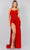 Cinderella Couture 8117J - Sleeveless Ruched Detail Prom Dress Prom Dresses XS / Red