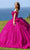 Cinderella Couture 8120J - Off-Shoulder Floral Embellished Ballgown Special Occasion Dress