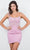 Cinderella Couture 8124J - Sheer Corset Bodice Sleeveless Cocktail Dress Homecoming Dresses