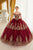 Cinderella Divine 15705 - Gold Lace Applique Off-Shoulder Ballgown Ball Gowns