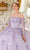 Cinderella Divine 15706 - Off-Shoulder Ballgown with Long Sleeves Sweet 16 Dresses