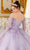 Cinderella Divine 15706 - Off-Shoulder Ballgown with Long Sleeves Sweet 16 Dresses