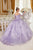 Cinderella Divine 15706 - Off-Shoulder Ballgown with Long Sleeves Sweet 16 Dresses