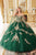 Cinderella Divine 15711 - Off-Shoulder Ballgown with Lace Applique Details Ball Gowns