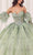 Cinderella Divine 15722 - Ballgown with Statement Puff Sleeves Ball Gowns