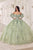 Cinderella Divine 15722 - Ballgown with Statement Puff Sleeves Ball Gowns