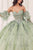 Cinderella Divine 15722 - Ballgown with Statement Puff Sleeves Ball Gowns