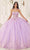 Cinderella Divine 15723 - Ballgown with Embellished Cape Ball Gowns XXS / Lilac