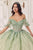 Cinderella Divine 15725 - Off Shoulder Beaded Ballgown Ball Gowns