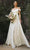 Cinderella Divine 7258W - Off Shoulder Floor Length Bridal Dress Wedding Dresses