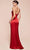 Cinderella Divine 7451 - Strapless Satin Long Gown Bridesmaid Dresses