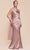 Cinderella Divine 7454 - Fitted One Shoulder Long Gown Prom Dresses