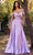 Cinderella Divine 7493C - A-Line Evening Off Shoulder Evening Dress Evening Dresses 18 / Lavender