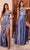 Cinderella Divine 7495 - Sheath Gown with Corset Bodice Prom Dresses