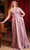 Cinderella Divine 7496C - Knotted Bodice Sweetheart Gown Evening Dresses 16 / Mauve